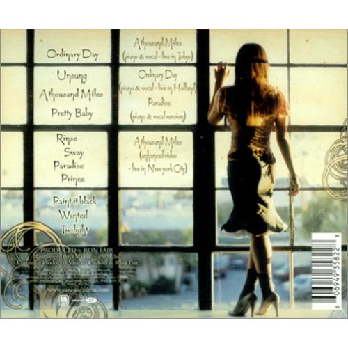 Vanessa Carlton Be Not Nobody UK CD album (CDLP) (419850)